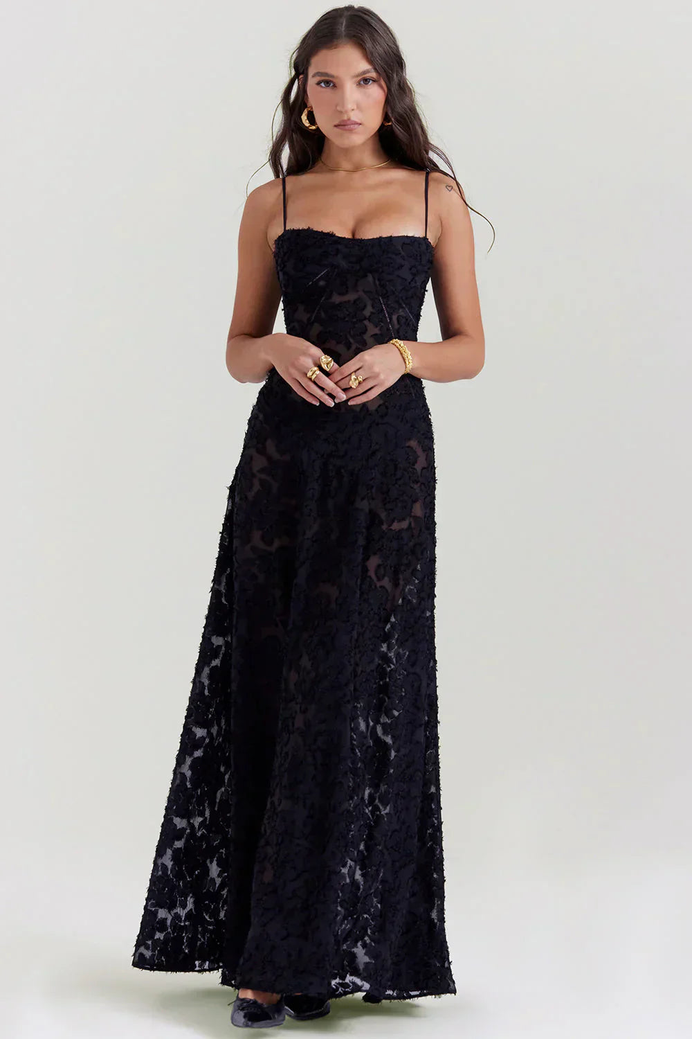 VIENNA - Corset Maxi Dress