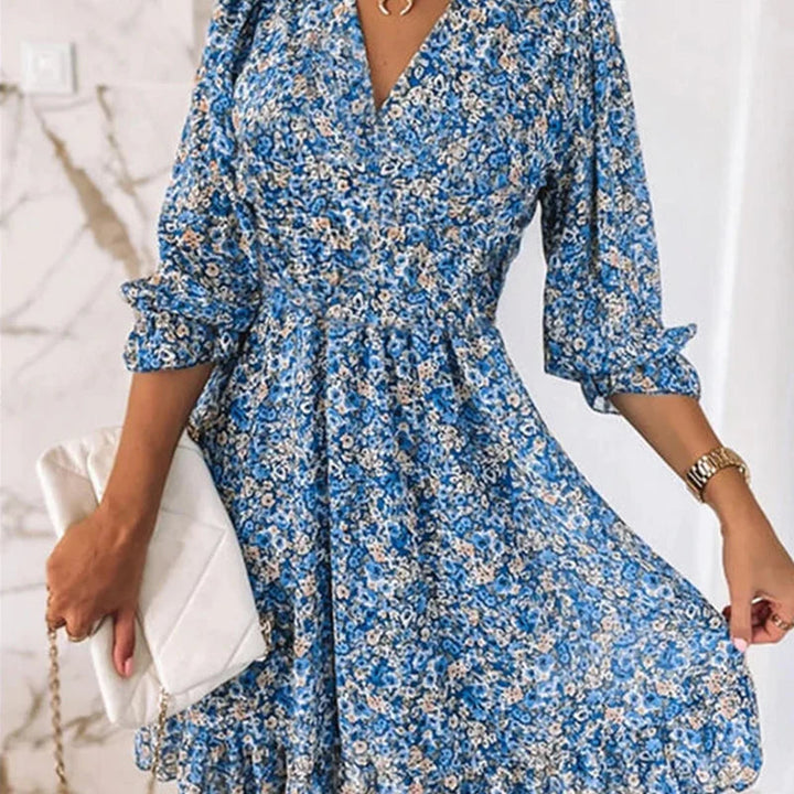 Ally - Elegant Floral Dress