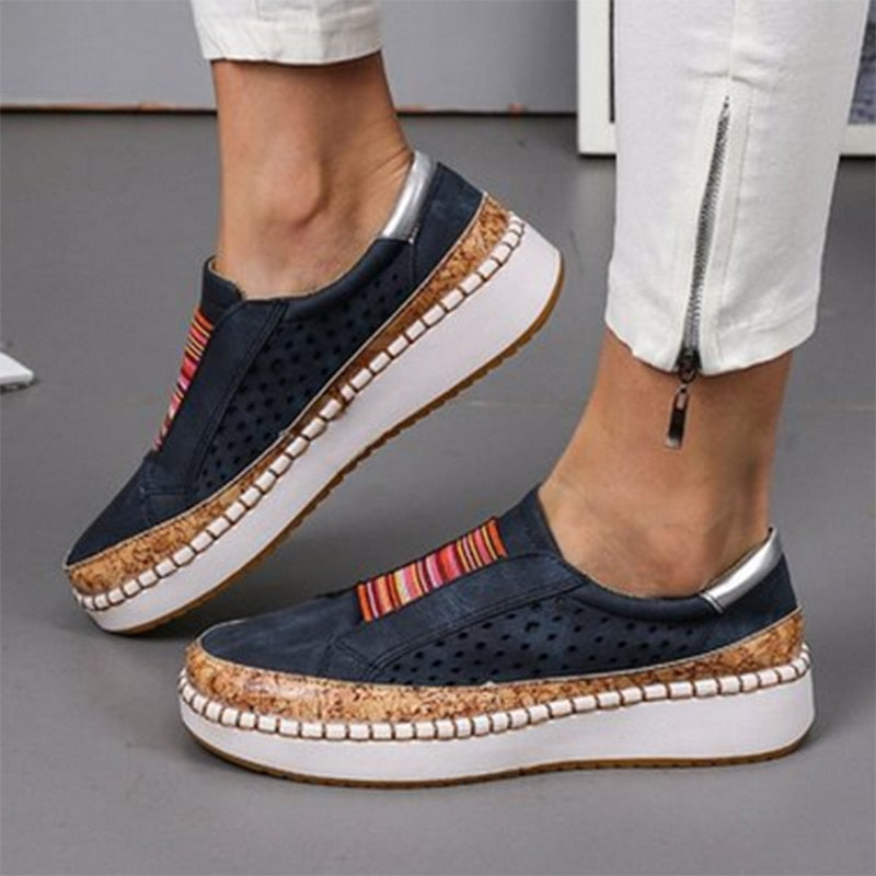 Carolyn - Chic Boho Slip-On Sneakers