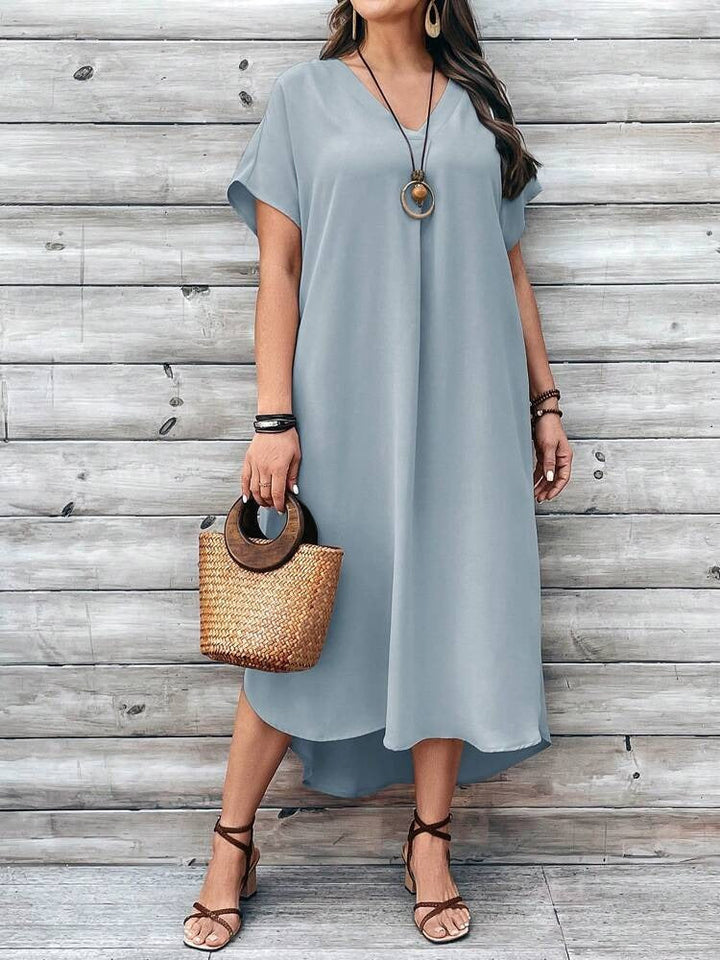 Hailey | Plus size V-neck dress