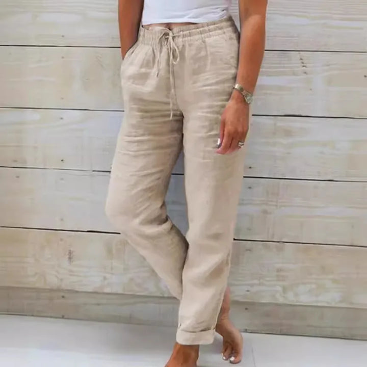 Cleo™ High-Waist Linen Pants