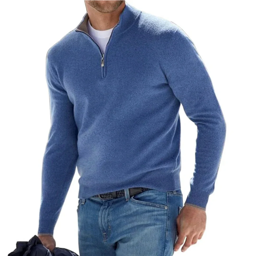 Mason | Classic Quarter Zip Sweater