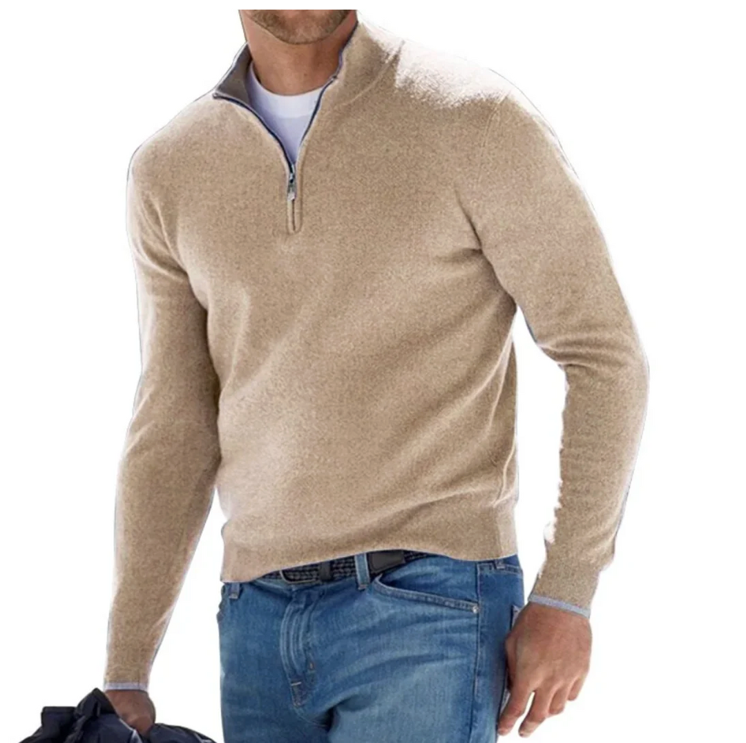 Mason | Classic Quarter Zip Sweater