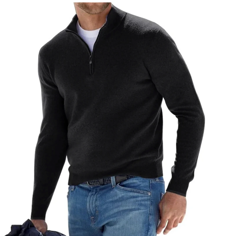 Mason | Classic Quarter Zip Sweater