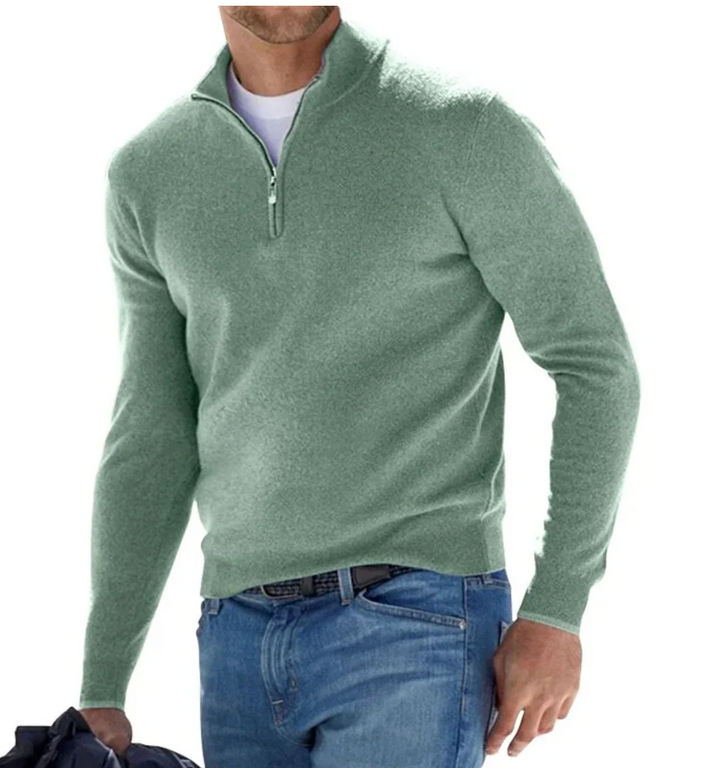 Mason | Classic Quarter Zip Sweater