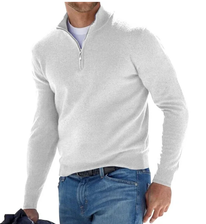 Mason | Classic Quarter Zip Sweater