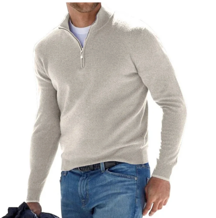 Mason | Classic Quarter Zip Sweater