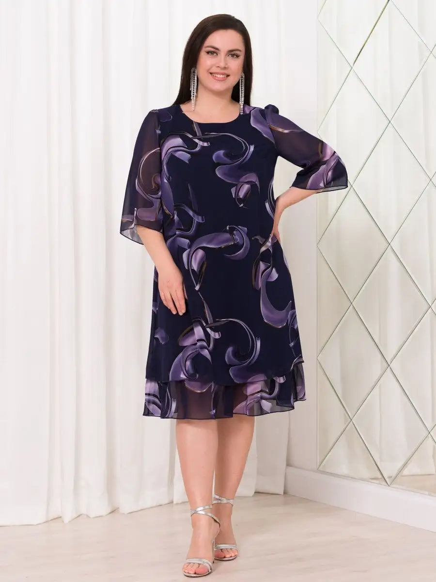 Harper | Plus Size Swirl Dress