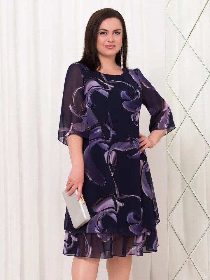 Harper | Plus Size Swirl Dress