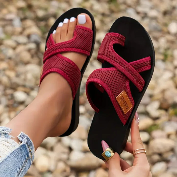 Zoe Fashion Mesh Comfort Slides