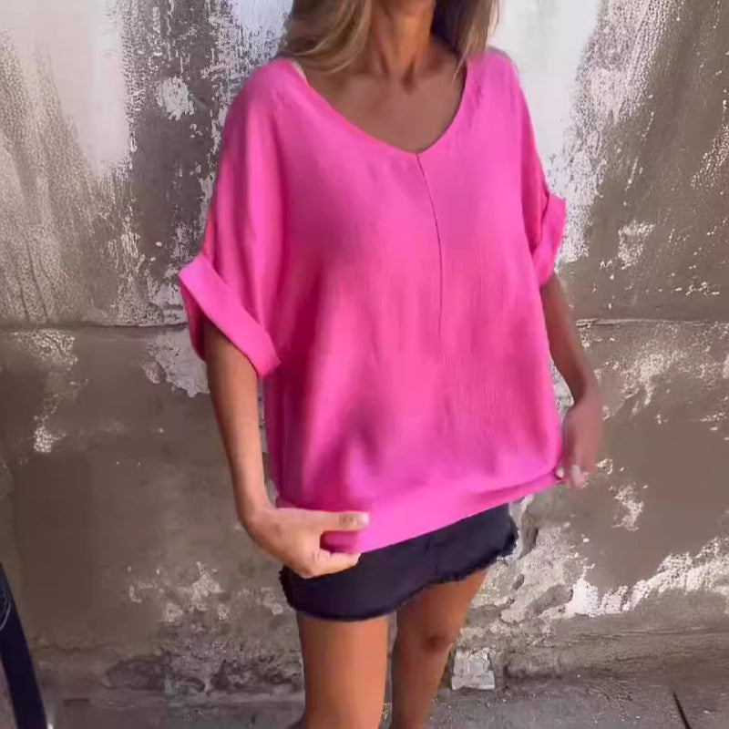 Daniela™ - Comfy Casual V-Neck Top