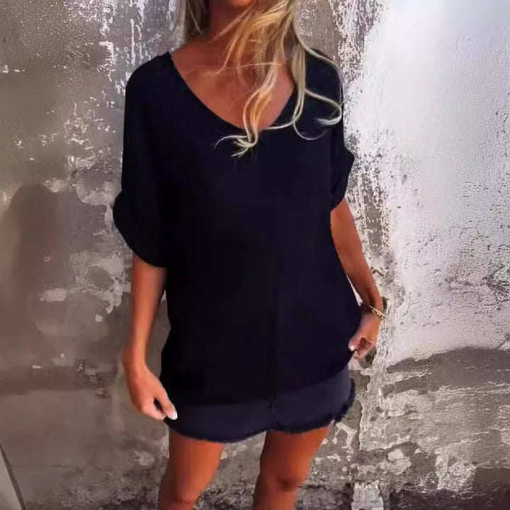 Daniela™ - Comfy Casual V-Neck Top