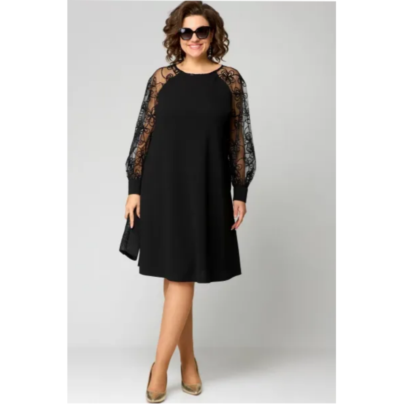 Elara | Plus Size Elegant Lace Dress