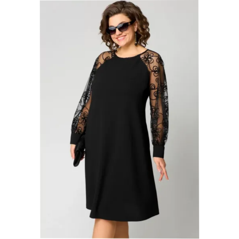 Elara | Plus Size Elegant Lace Dress